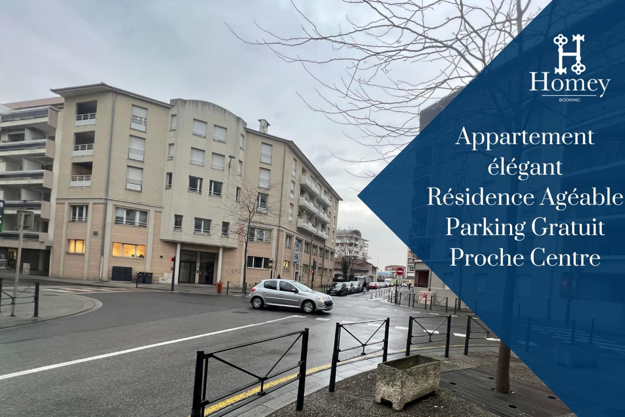 Homey Wild - Proche Gare Et Tram - Proche Centre - Balcon Prive - Parking Prive - Wifi Gratuit Annemasse Eksteriør bilde